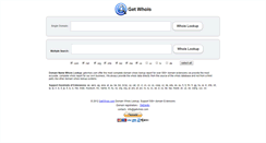 Desktop Screenshot of getwhois.com